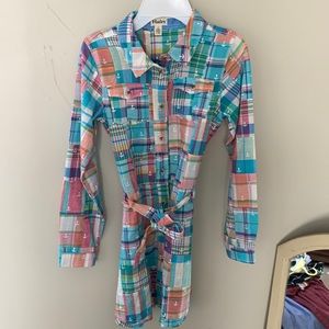 Hatley! Plaid shirt dress